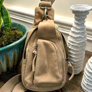 Free People suede crossbody